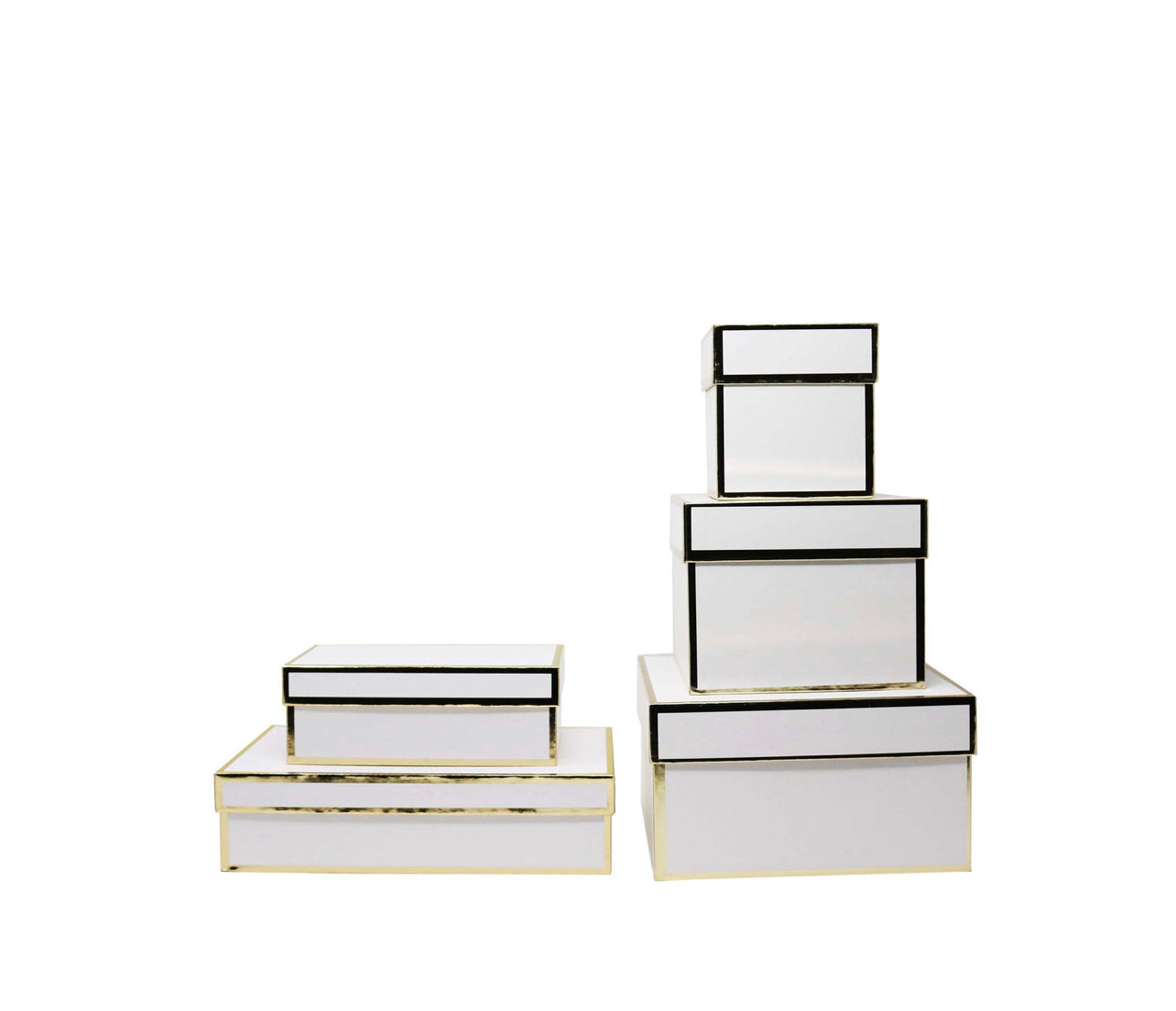 White and Gold Gift Box | Countryside Cakery